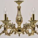 Złoty żyrandol w stylu klasycznym na 6 żarówek MW-LIGHT Classic 371014406