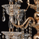 Złoty żyrandol z kryształkami French Gold MW-LIGHT Crystal 482013312