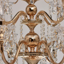 Złoty żyrandol z kryształkami French Gold MW-LIGHT Crystal 482013312