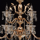 Złoty żyrandol z kryształkami French Gold MW-LIGHT Crystal 482013312