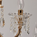 Złoty żyrandol z kryształkami French Gold MW-LIGHT Crystal 482013312