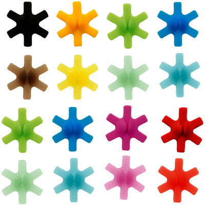 Znaczniki silikonowe do szklanek gwiazdki Mastrad 12 sztuk MA-F01039