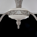 Żyrandol 3 żarówki z jednym, dużym abażurem ozdobionym koronką Bouquet Maytoni ARM023-PL-03-S