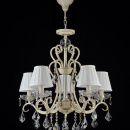 Żyrandol 5-ramienny, kremowe złoto, kryształy Triumph Maytoni Classic ARM288-05-G