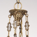 Żyrandol 8-ramienny z mosiądzu i kryształy z topazu CHIARO Classic 491010808