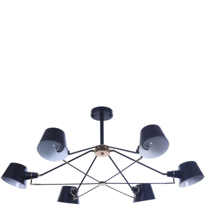 Żyrandol Abigail czarny Maytoni Modern MOD134PL-06B