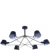 Żyrandol Abigail czarny Maytoni Modern MOD134PL-06B