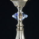 Żyrandol art-deco kolorowe kryształy, mosiądz Consuelo MW-LIGHT Classic 614012806