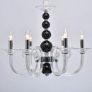 Żyrandol art deco, szklane ramiona, 6 żarówek, Ella MW-LIGHT Elegance 483014106
