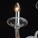 Żyrandol art deco, szklane ramiona, 6 żarówek, Ella MW-LIGHT Elegance 483014106