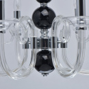 Żyrandol art deco, szklane ramiona, 6 żarówek, Ella MW-LIGHT Elegance 483014106