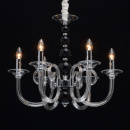 Żyrandol art deco, szklane ramiona, 6 żarówek, Ella MW-LIGHT Elegance 483014106