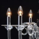 Żyrandol art deco, szklane ramiona, 6 żarówek, Ella MW-LIGHT Elegance 483014106