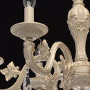 Żyrandol beżowo-złoty stylizowany retro MW-LIGHT Classic 371013606