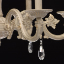 Żyrandol beżowo-złoty stylizowany retro MW-LIGHT Classic 371013606