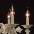 Żyrandol beżowo-złoty stylizowany retro MW-LIGHT Classic 371013606