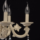 Żyrandol beżowo-złoty stylizowany retro MW-LIGHT Classic 371013606