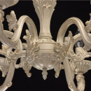 Żyrandol beżowo-złoty stylizowany retro MW-LIGHT Classic 371013606