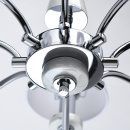 Żyrandol białe klosze, chrom, marmurowe ozdobniki Vitalina MW-LIGHT Elegance 448014308