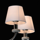 Żyrandol białe klosze, chrom, marmurowe ozdobniki Vitalina MW-LIGHT Elegance 448014308