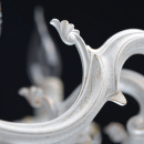 Żyrandol biało-złoty do dużego pokoju Aurora MW-LIGHT Classic 371015008