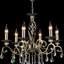 Żyrandol bogato zdobiony z kryształami Grace Maytoni Classic RC247-PL-06-R