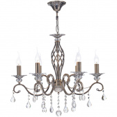 Żyrandol bogato zdobiony z kryształami Grace Maytoni Classic RC247-PL-06-R