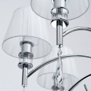 Żyrandol chromowany Vega 8-ramienny MW-LIGHT Elegance 329011808
