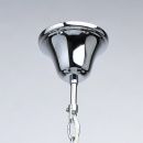 Żyrandol chromowany z białymi kloszami Ontario MW-LIGHT Elegance 692011205