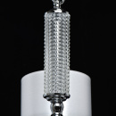 Żyrandol chromowany z białymi kloszami Ontario MW-LIGHT Elegance 692011205