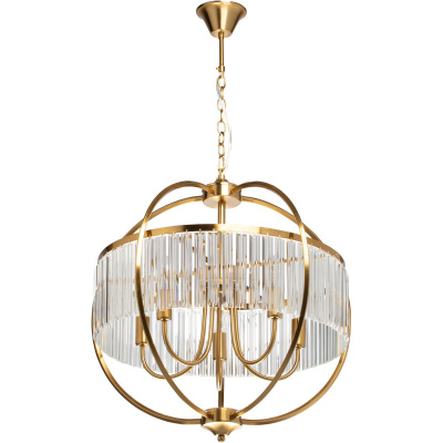 Żyrandol designerski w kolorze mosiądzu Goslar MW-LIGHT Crystal 498015705