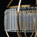 Żyrandol designerski w kolorze mosiądzu Goslar MW-LIGHT Crystal 498015705