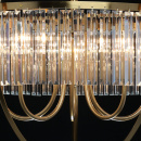 Żyrandol designerski w kolorze mosiądzu Goslar MW-LIGHT Crystal 498015705