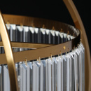 Żyrandol designerski w kolorze mosiądzu Goslar MW-LIGHT Crystal 498015705