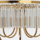 Żyrandol designerski w kolorze mosiądzu Goslar MW-LIGHT Crystal 498015705