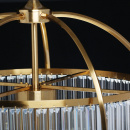 Żyrandol designerski w kolorze mosiądzu Goslar MW-LIGHT Crystal 498015705