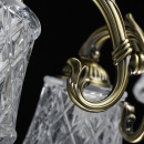 Żyrandol do salonu stary mosiądz Ariadna MW-LIGHT Classic 450019105