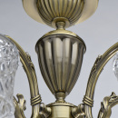 Żyrandol do salonu stary mosiądz Ariadna MW-LIGHT Classic 450019105