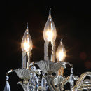 Żyrandol duży, mosiężny, świecznikowe podstawy żarówek Aurora MW-LIGHT Classic 371016408