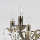 Żyrandol duży, mosiężny, świecznikowe podstawy żarówek Aurora MW-LIGHT Classic 371016408