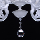 Żyrandol duży wiszący z abażurami sześcioramienny MW-LIGHT Elegance 482011006