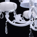 Żyrandol duży wiszący z abażurami sześcioramienny MW-LIGHT Elegance 482011006