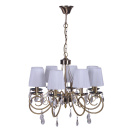 Żyrandol Dynasty na 8 żarówek 40W Candellux 38-09111
