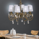 Żyrandol Dynasty na 8 żarówek 40W Candellux 38-09111