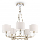 Żyrandol elegancki z dekoracyjnymi kryształami, antyczne złoto Luxe Maytoni H006PL-05G