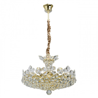 Żyrandol glamour Laura kryształowy, złoty MW-LIGHT Crystal 345011508