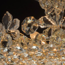 Żyrandol glamour Laura kryształowy, złoty MW-LIGHT Crystal 345011508