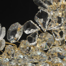 Żyrandol glamour Laura kryształowy, złoty MW-LIGHT Crystal 345011508