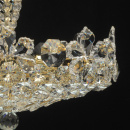 Żyrandol glamour Laura kryształowy, złoty MW-LIGHT Crystal 345011508