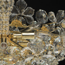 Żyrandol glamour Laura kryształowy, złoty MW-LIGHT Crystal 345011508